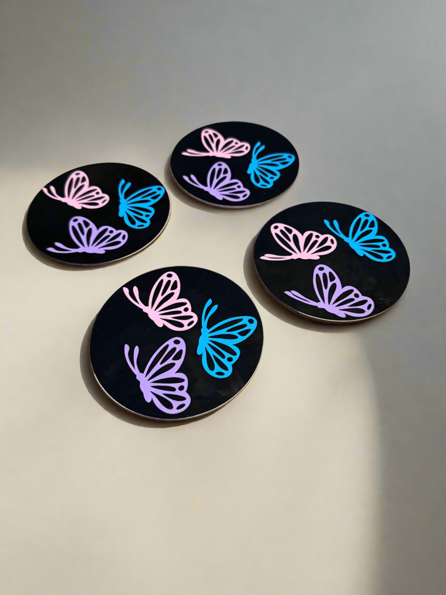 Custom Coasters (Pack of Four) - WeavieWhimsies